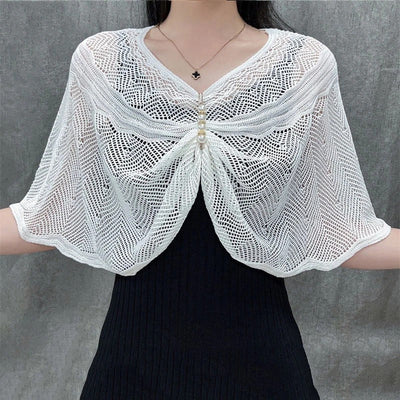 Ruby™ - Stylish Knitted Lace Shawl