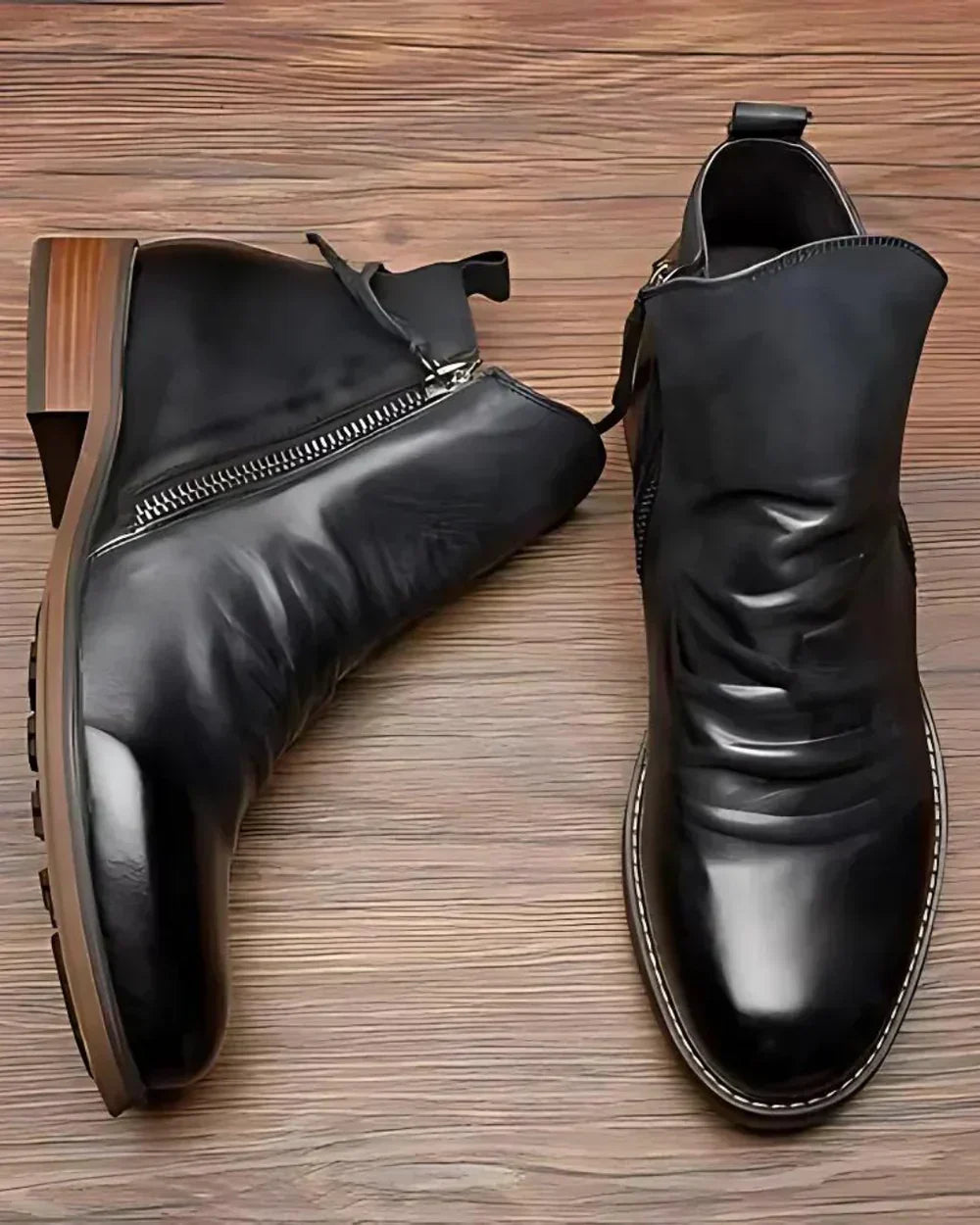 Tahlia™ - Leather Ankle Boots