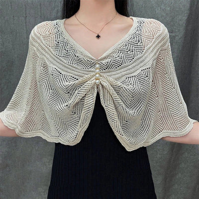 Ruby™ - Stylish Knitted Lace Shawl