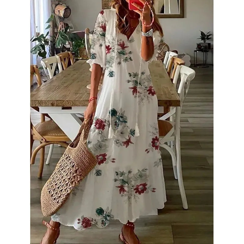 Evie™ - Stylish Boho Tummy Coverage Dress