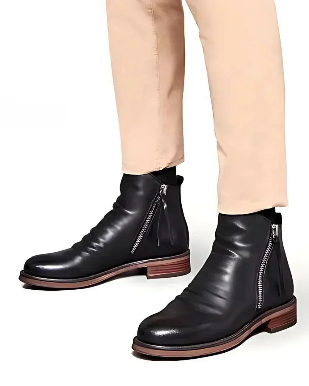 Tahlia™ - Leather Ankle Boots