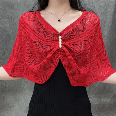 Ruby™ - Stylish Knitted Lace Shawl