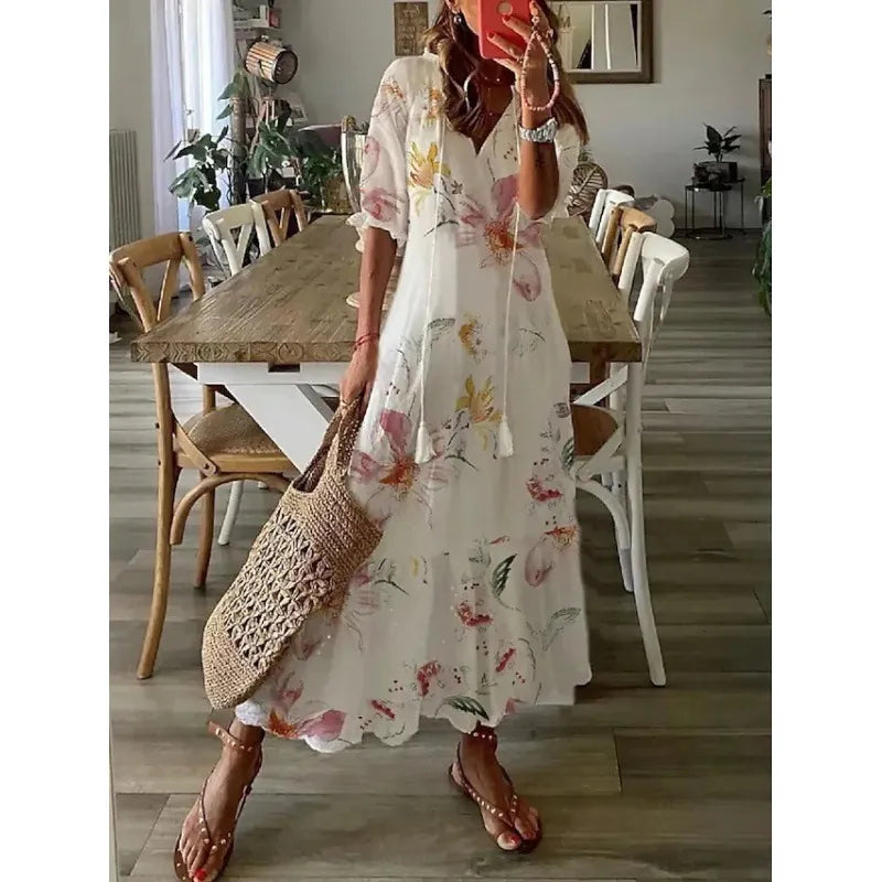 Evie™ - Stylish Boho Tummy Coverage Dress