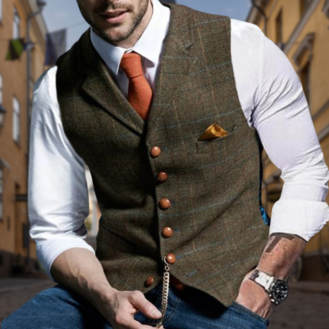 Harrison™ - Stylish V-neck Vest Coat