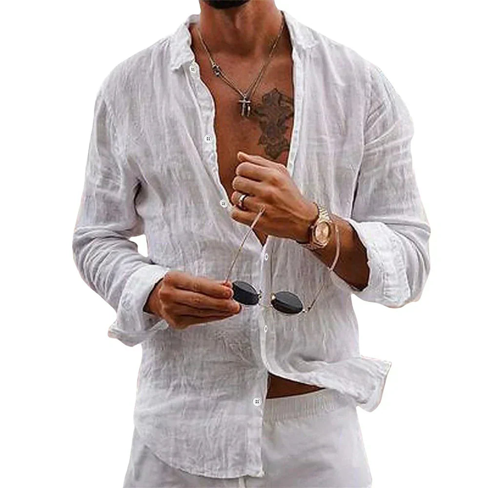 Ashton™ - Stylish Linen Shirt for Men