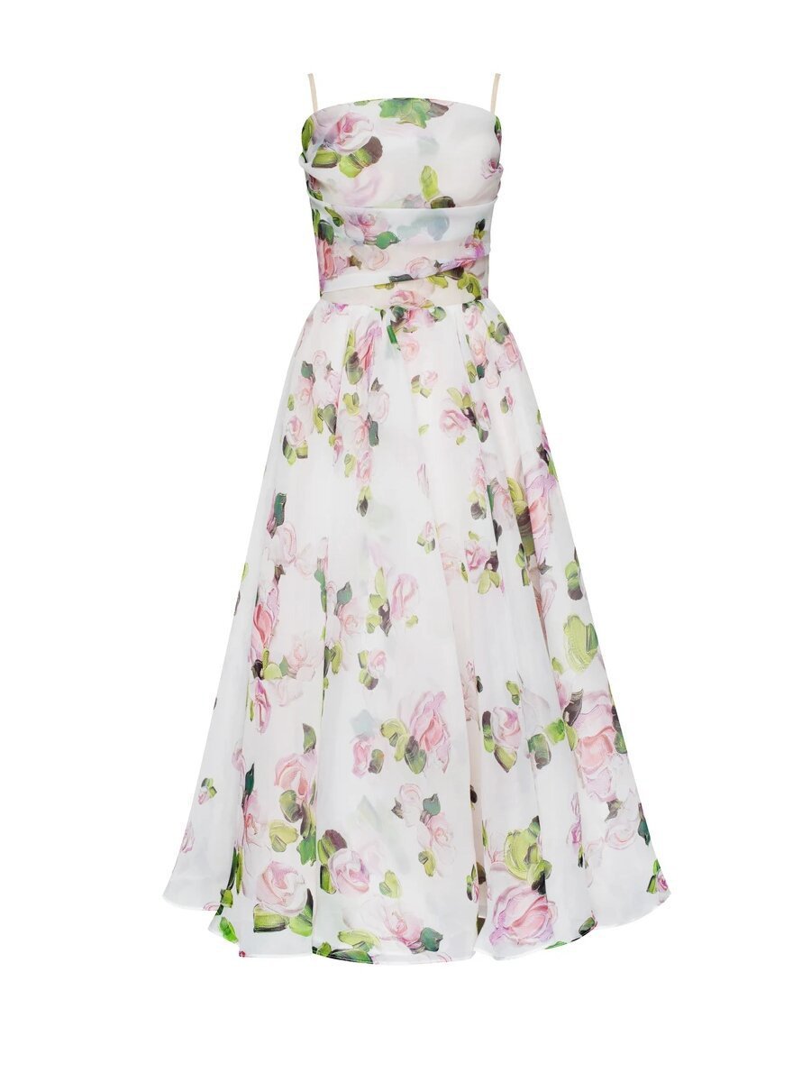 Freya™ - Elegant Floral Printed Summer Dress