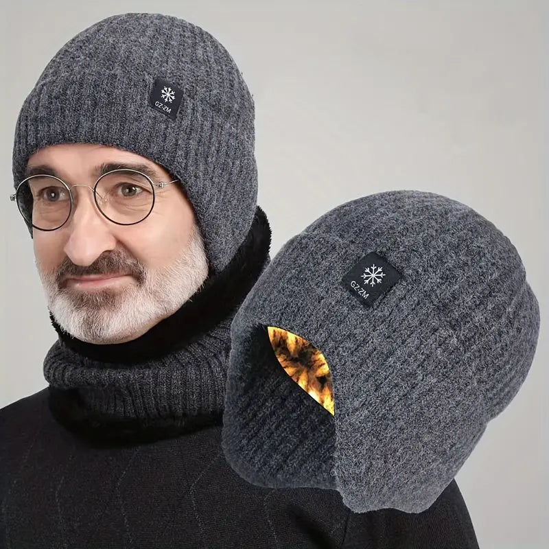 Hunter™ - Thermal Knitted Hat with Ear Warmers