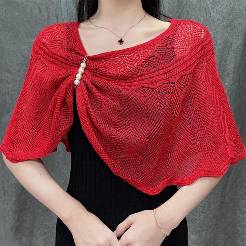 Ruby™ - Stylish Knitted Lace Shawl