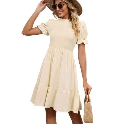 Ruby - Stylish Comfortable Round Neck Dress