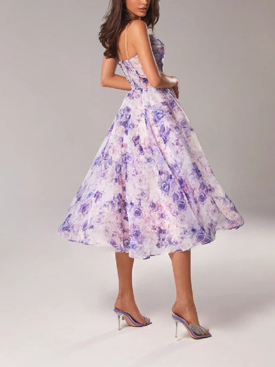 Freya™ - Elegant Floral Printed Summer Dress