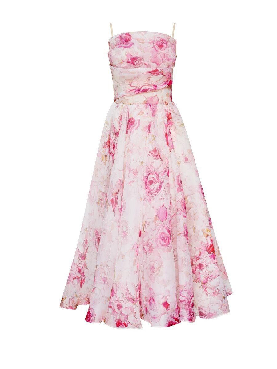 Freya™ - Elegant Floral Printed Summer Dress