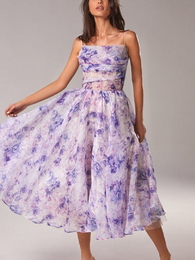 Freya™ - Elegant Floral Printed Summer Dress