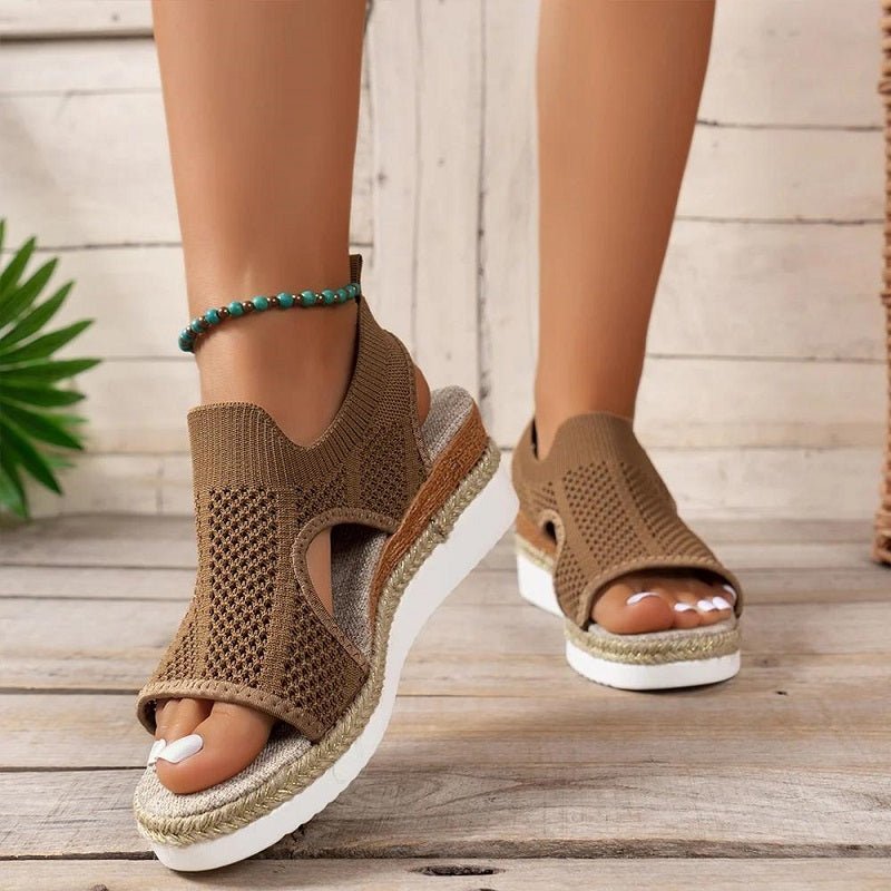 Ivy™ - Comfortable Orthopedic Wedge Beach Sandals