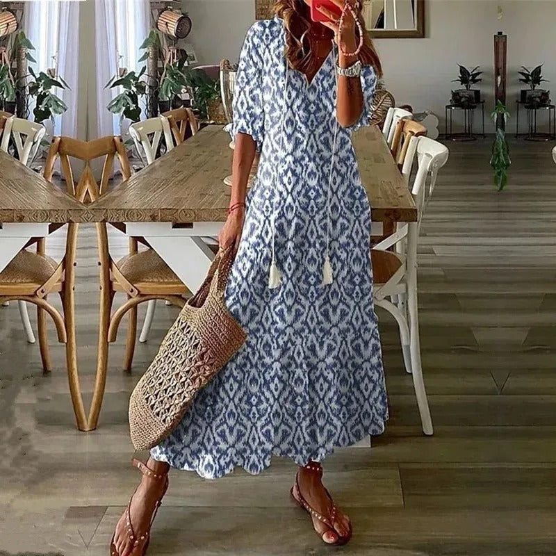 Evie™ - Stylish Boho Tummy Coverage Dress