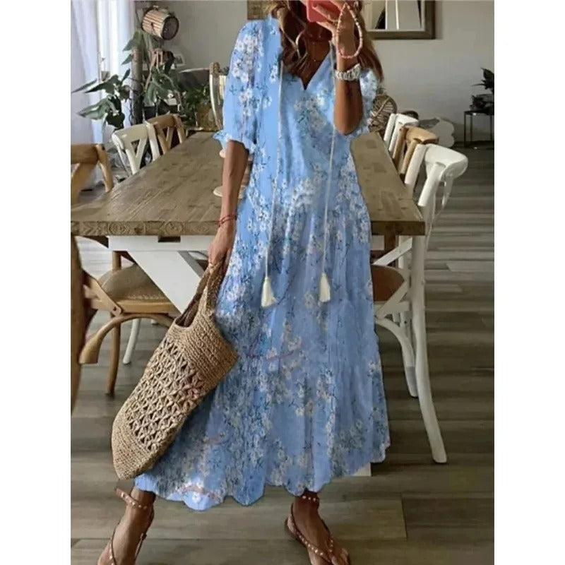 Evie™ - Stylish Boho Tummy Coverage Dress