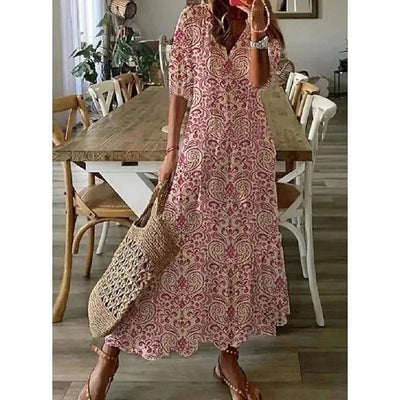 Evie™ - Stylish Boho Tummy Coverage Dress